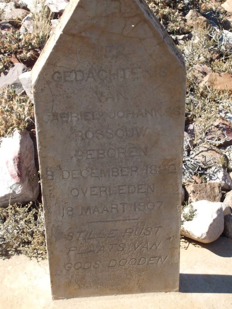 ROSSOUW Gabriel Johannes 1822-1907