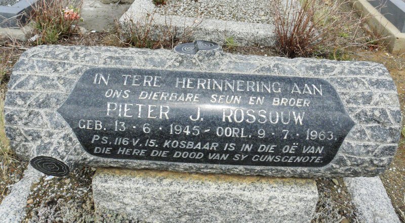 ROSSOUW Pieter J. 1945-1963