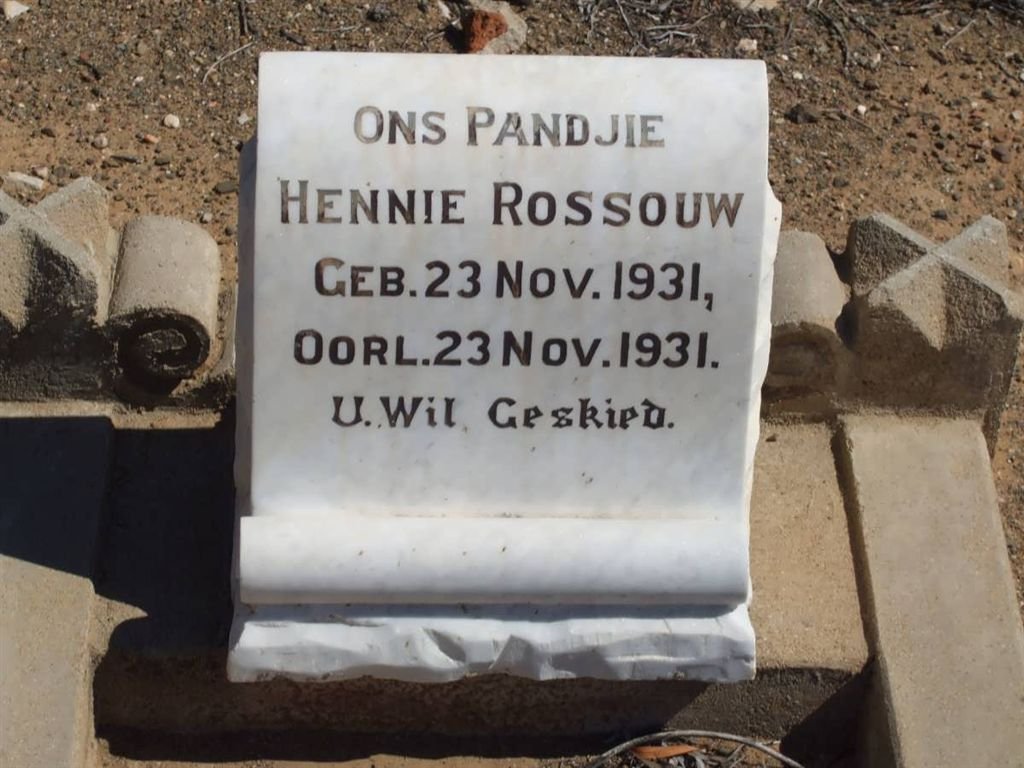 ROSSOUW Hennie 1931-1931