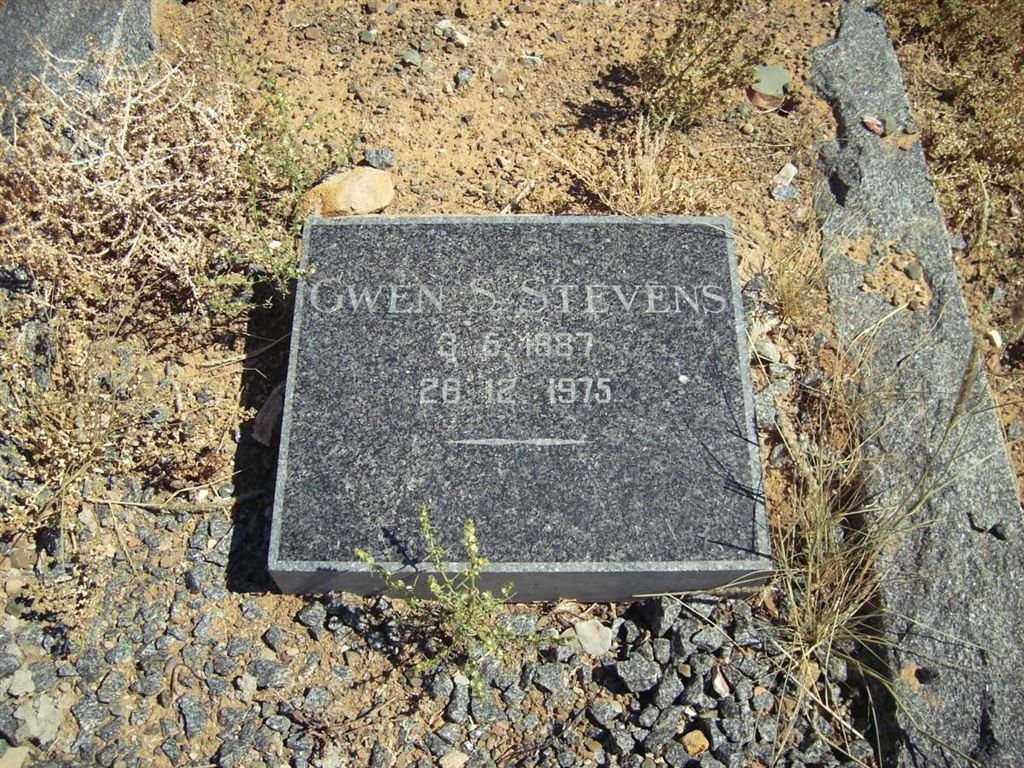 STEVENS Gwen S. 1887-1975