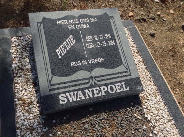SWANEPOEL Pietjie 1914-2004