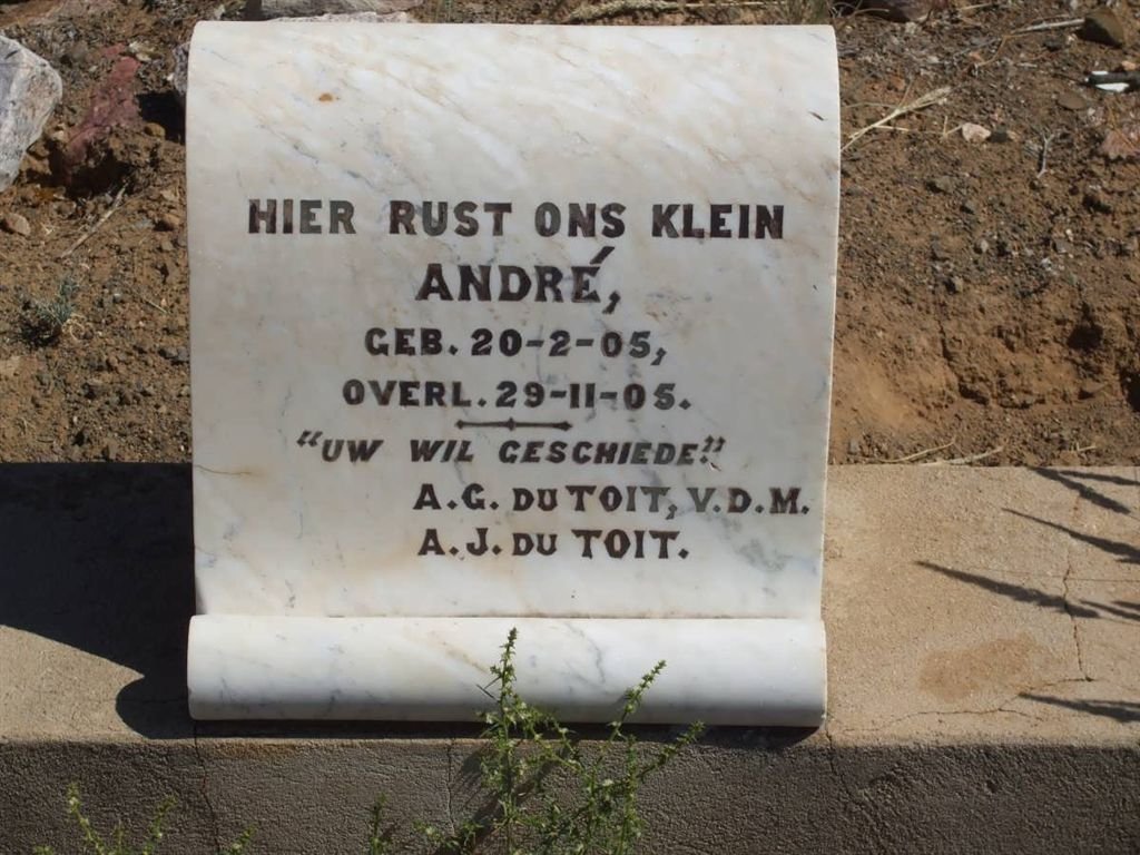TOIT Andre, du 1905-1905