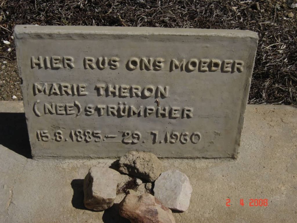 THERON Marie nee STRUMPHER 1885-1960