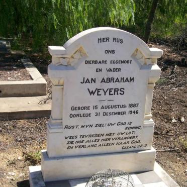 WEYERS Jan Abraham 1887-1946