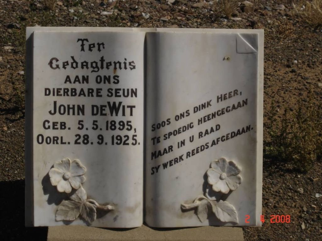 WIT John, de 1895-1925