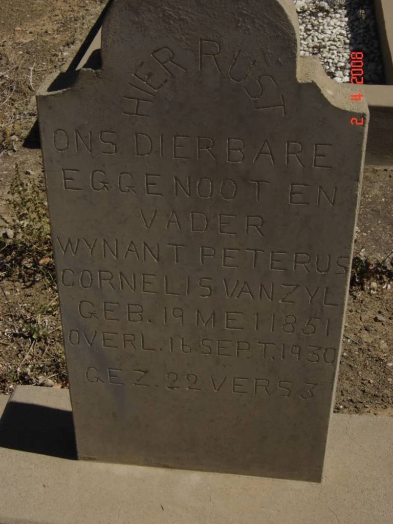 ZYL Wynant Peterus Cornelis, van 1851-1930