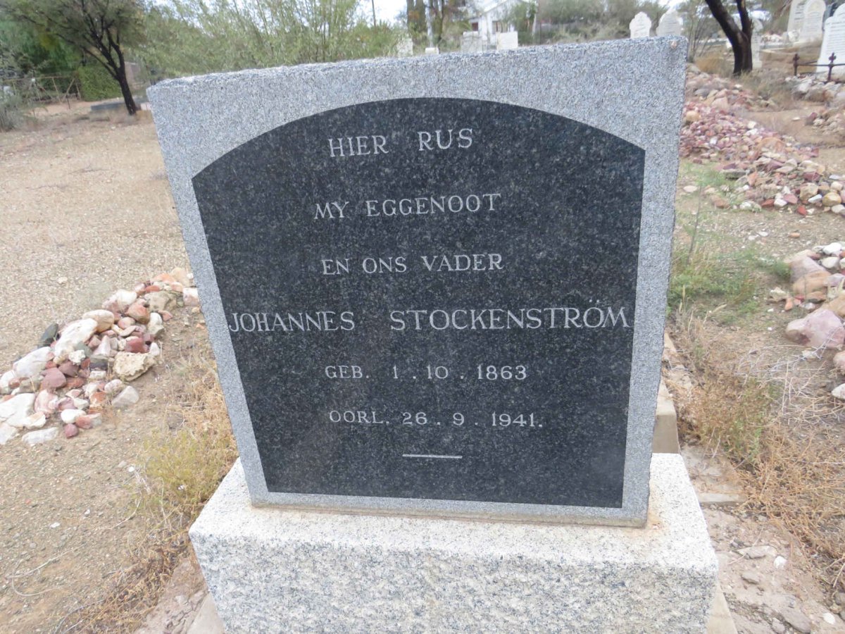 STOCKENSTROM Johannes 1863-1941