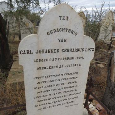 LOTZ Carl Johannes Gerhardus 1834-1899