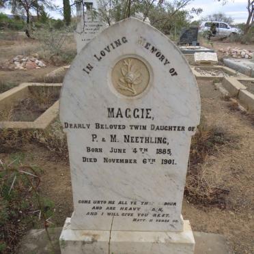 NEETHLING Maggie 1885-1901
