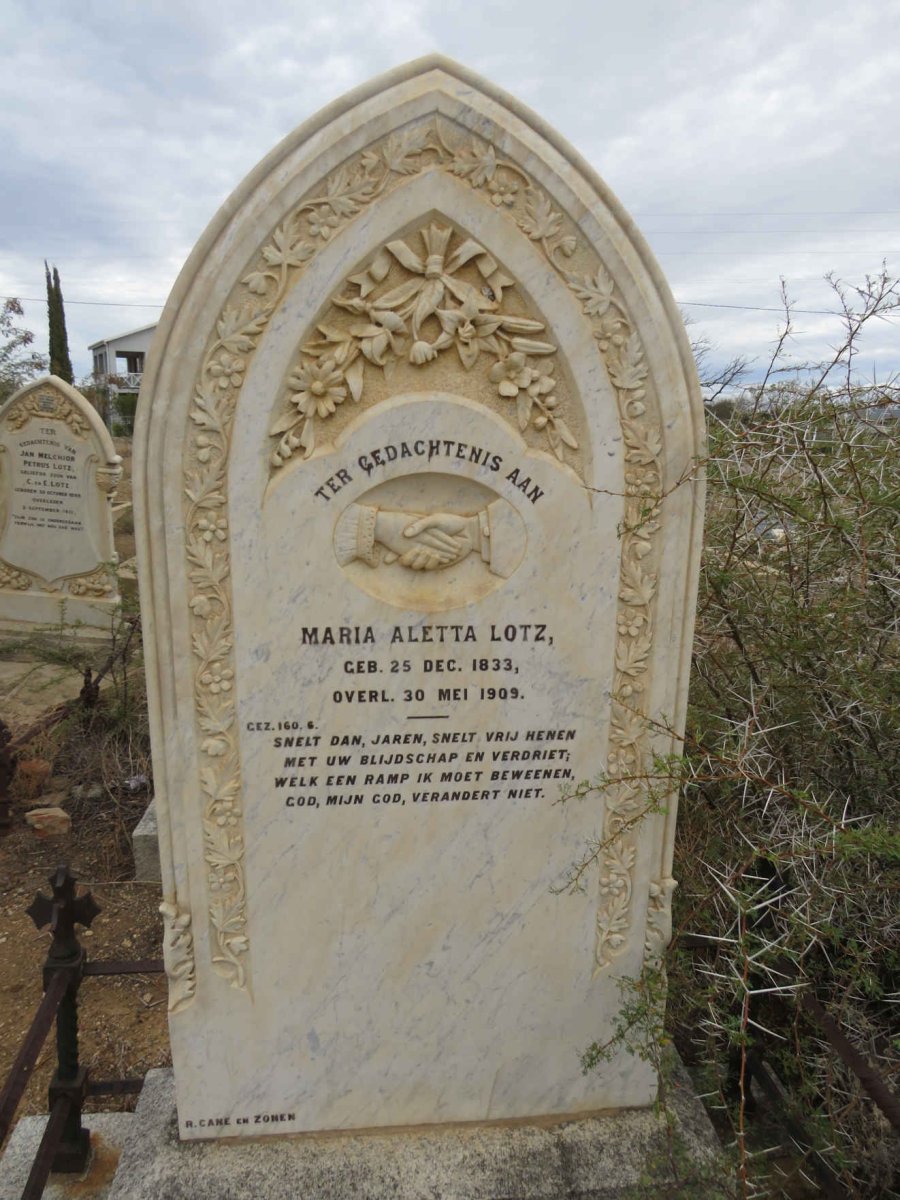 LOTZ Maria Aletta 1833-1909