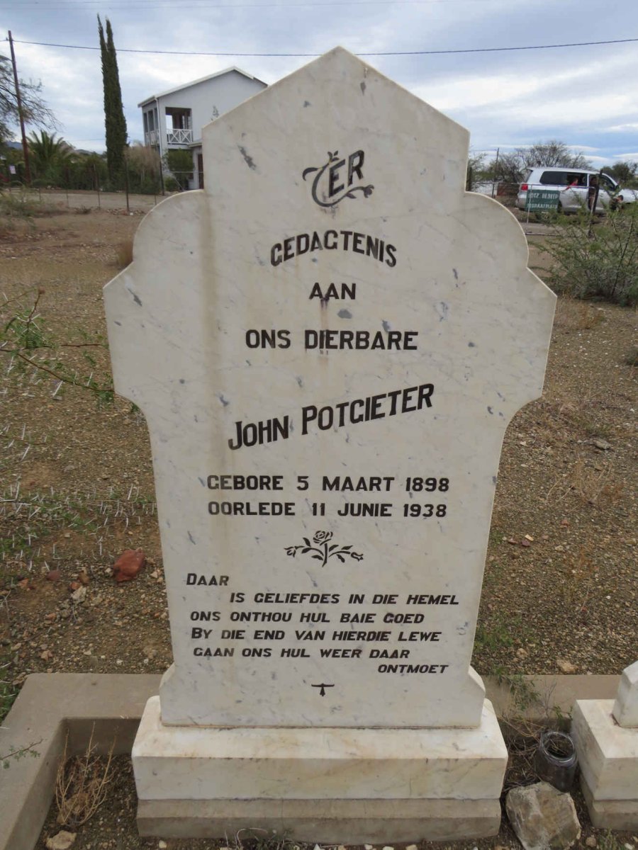 POTGIETER John 1898-1938