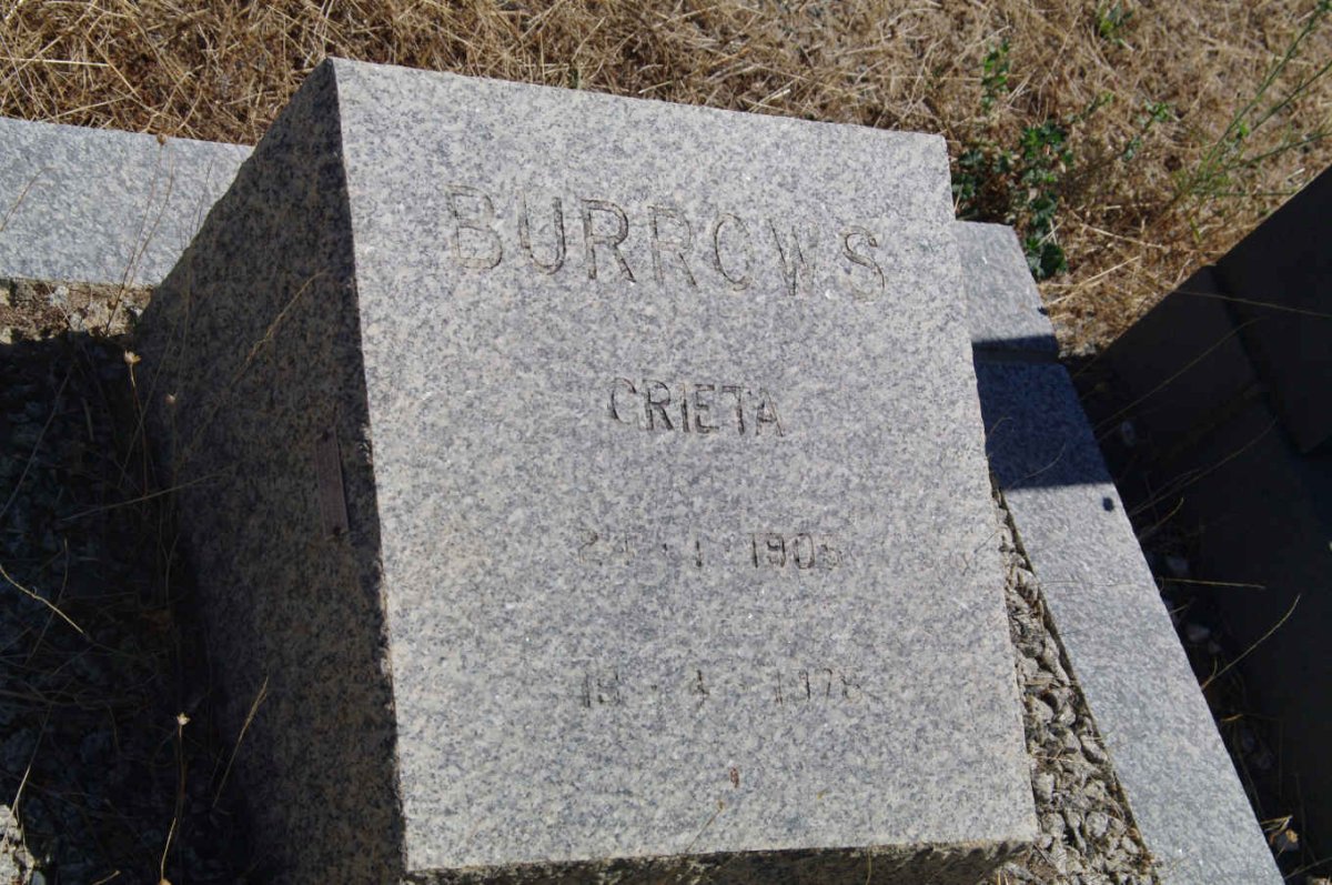 BURROWS Grieta 190?-1975