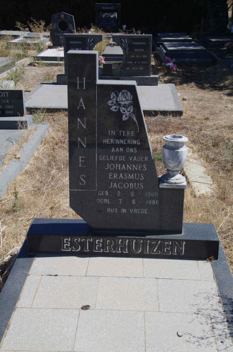 ESTERHUIZEN Johannes Erasmus Jacobus 1909-1986
