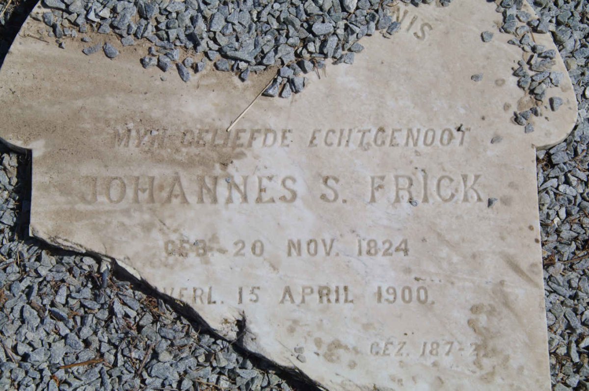 FRICK Johannes S. 1824-1900