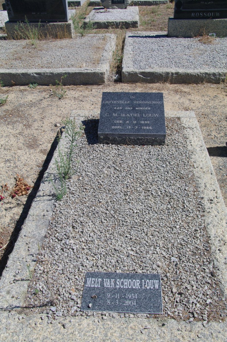 LOUW C.M. 1895-1966 :: LOUW Melt Van Schoor 1934-2004