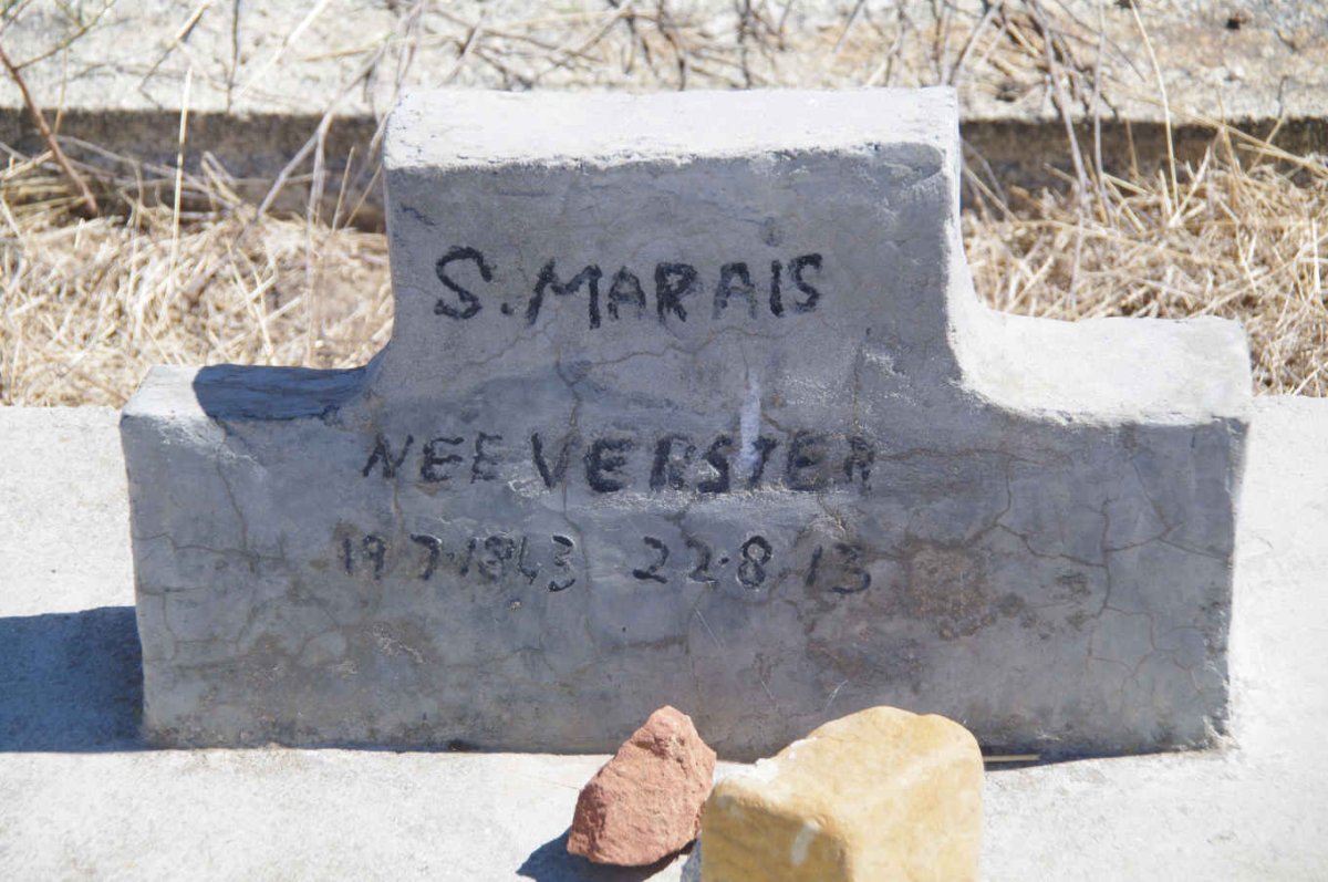 MARAIS S. nee VERSTER 1843-1913