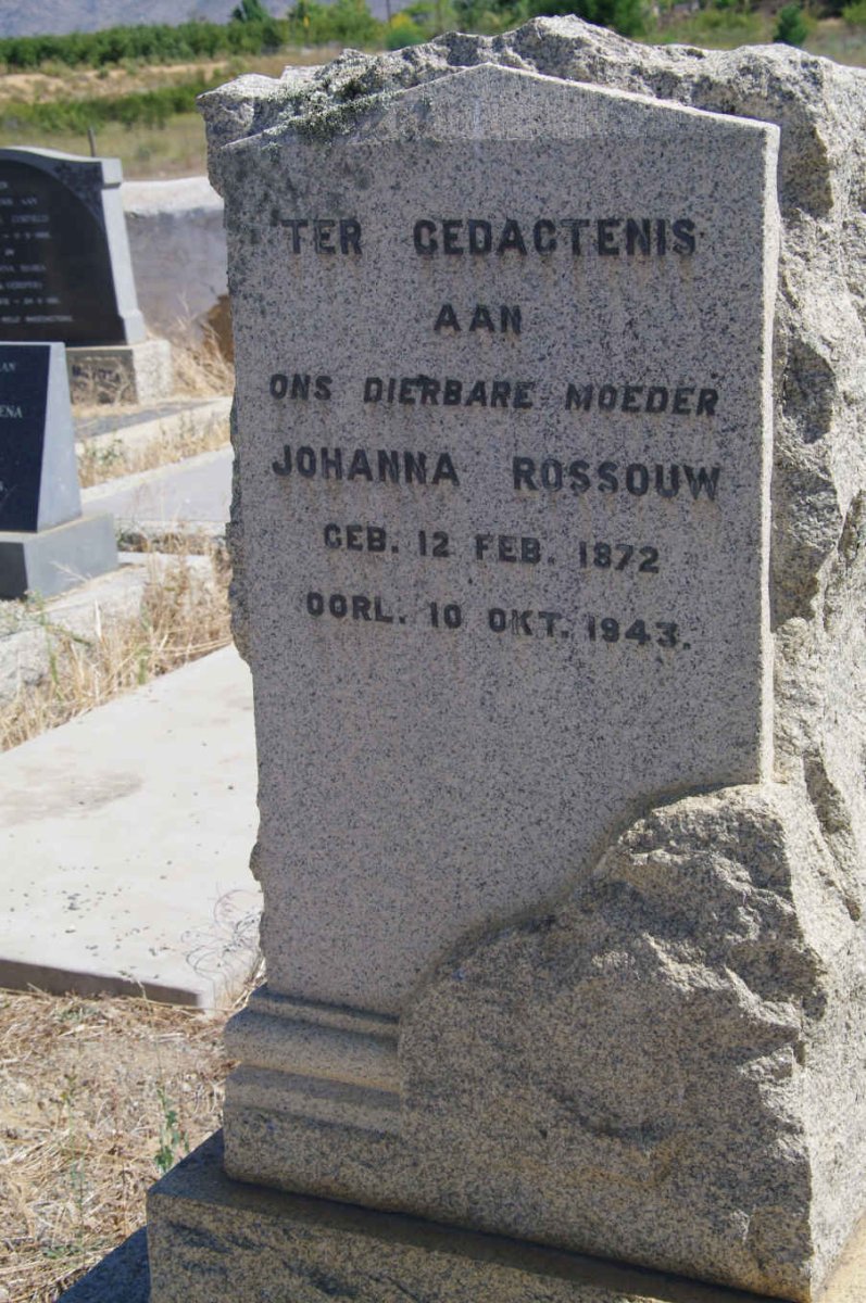 ROSSOUW Johanna 1872-1943