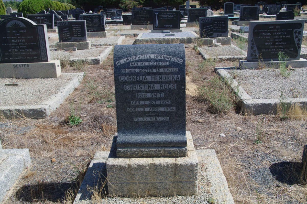ROOS Cornelia Hendrika Christina nee SMIT 1925-1954