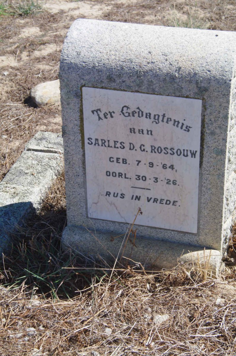 ROSSOUW Sarles D.G. 1864-1926