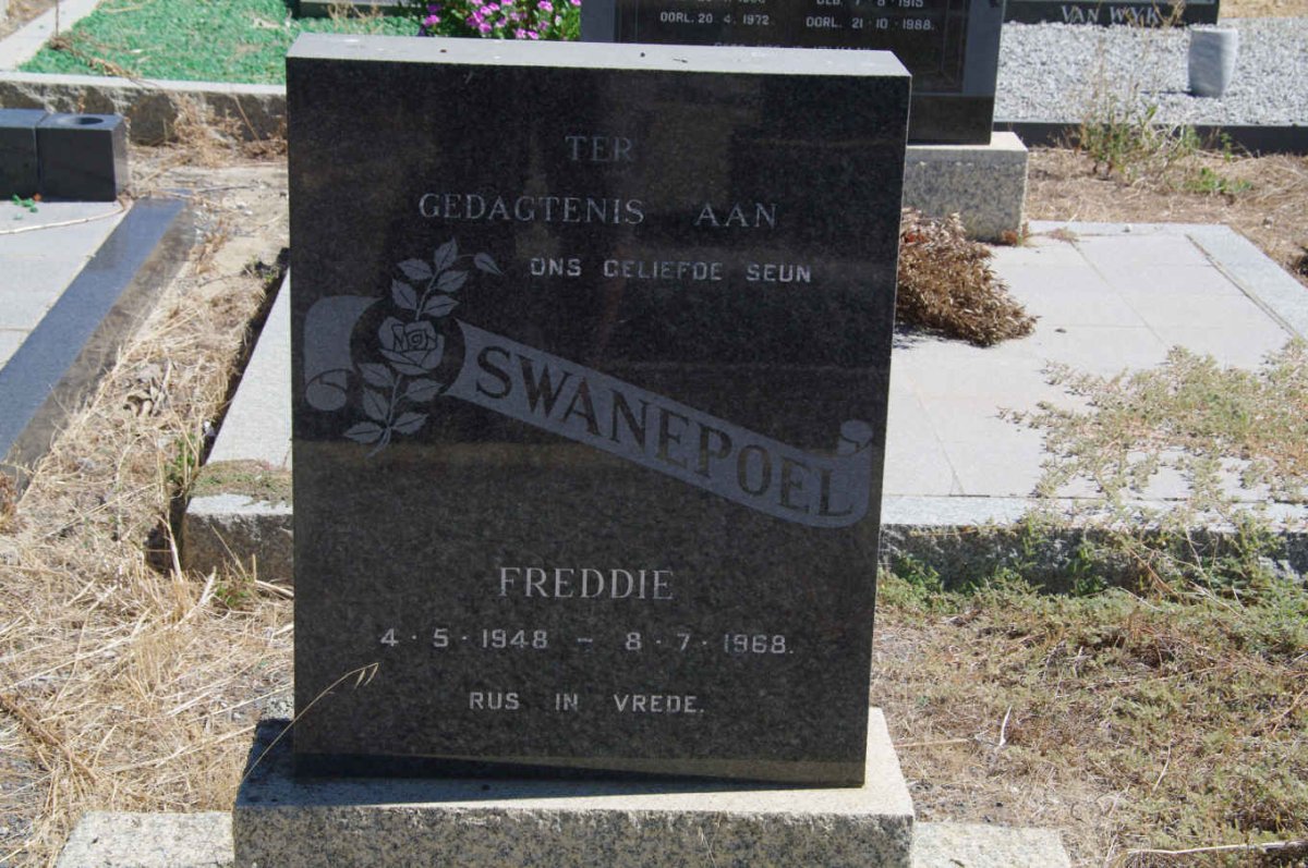 SWANEPOEL Freddie 1948-1968