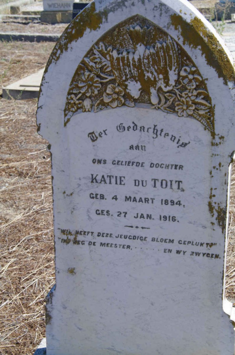 TOIT Katie, du 1894-1916