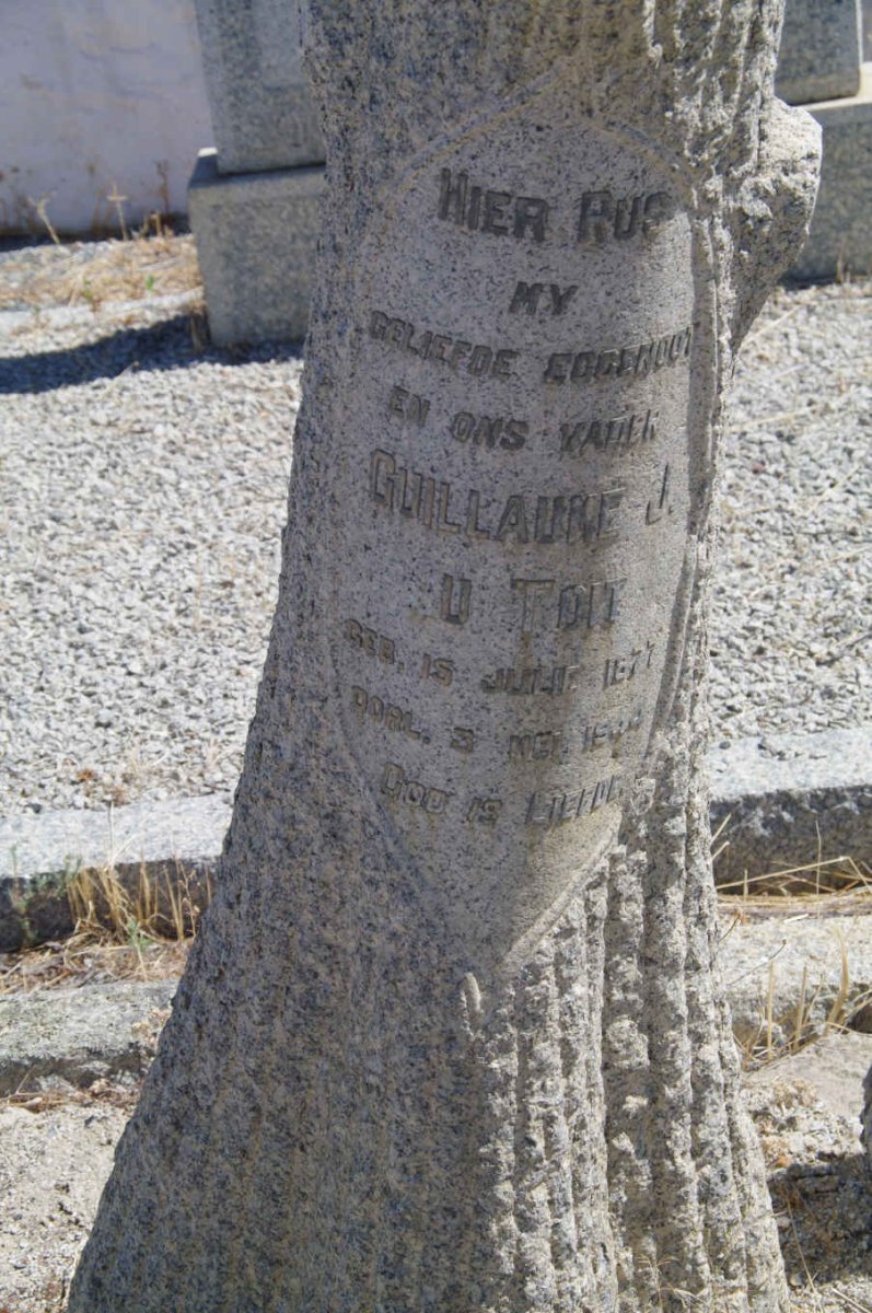TOIT Guillaume J., du 1877-1944