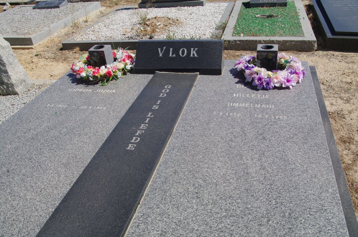 VLOK Gideon Jozua 1910-1999 &amp; D? Hilletje IMMELMAN 1916-1998