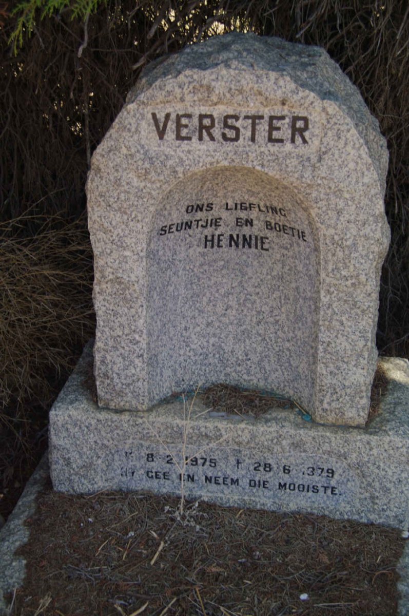 VERSTER Hennie 1979-1979