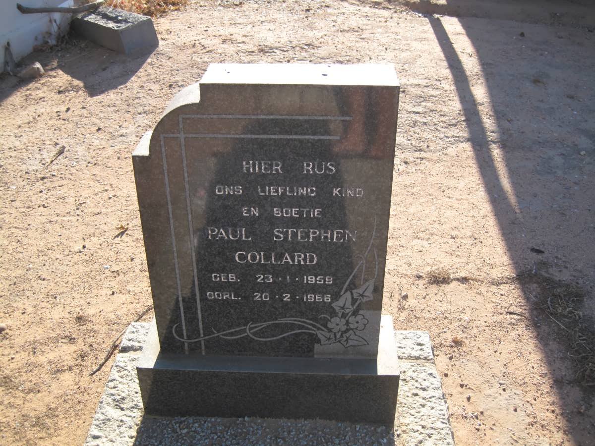 COLLARD Petrus Stephen 1959-1966