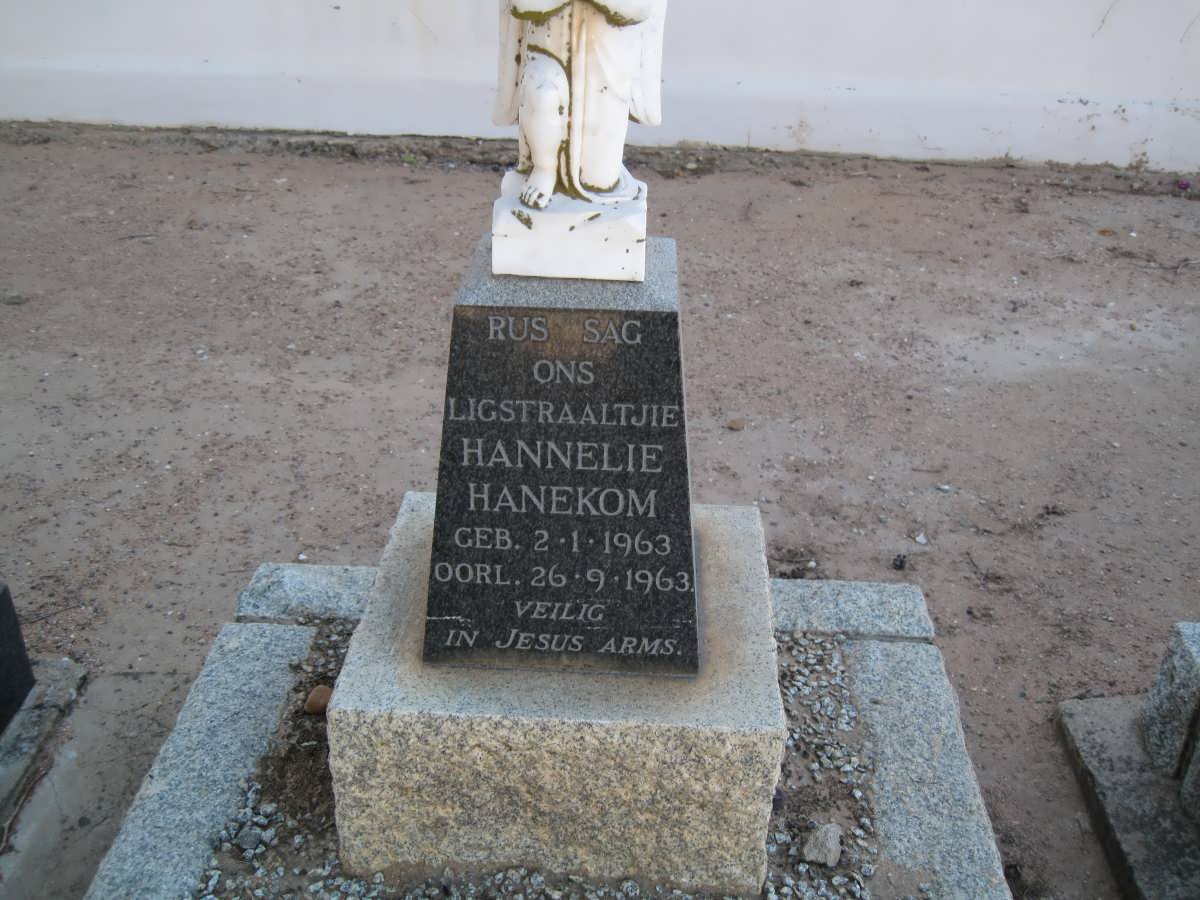 HANEKOM Hannelie 1963-1963