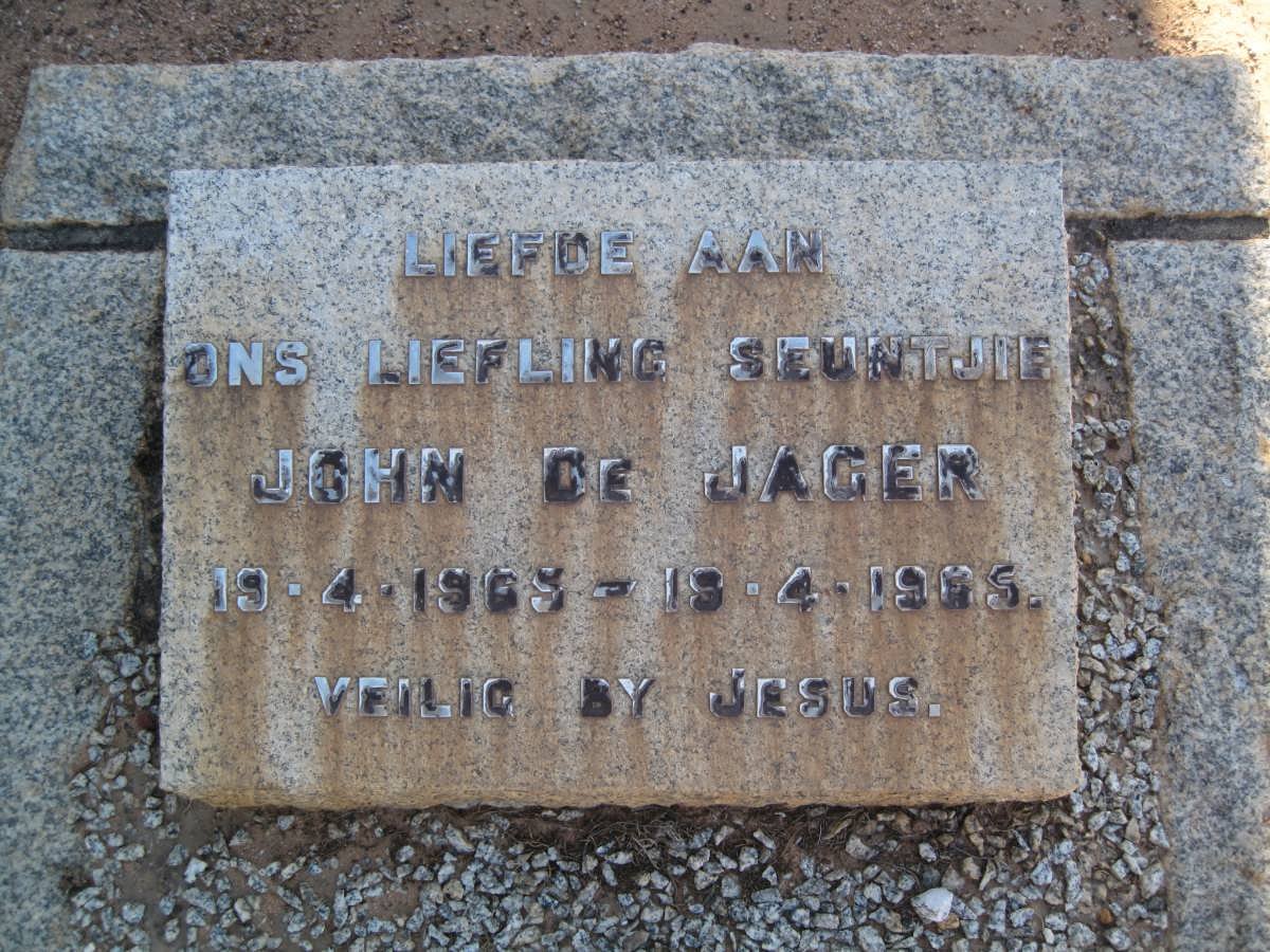 JAGER John, de 1963-1965
