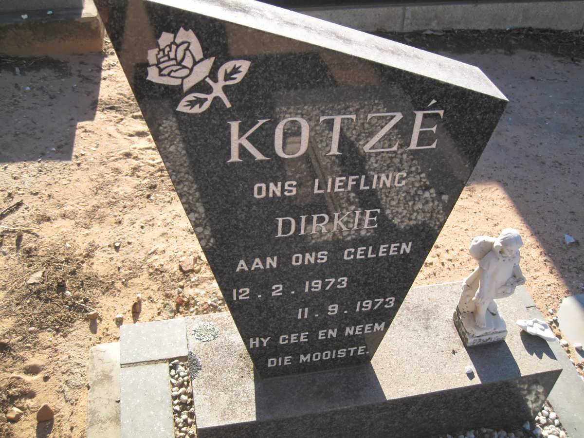 KOTZé Dirkie 1973-1973