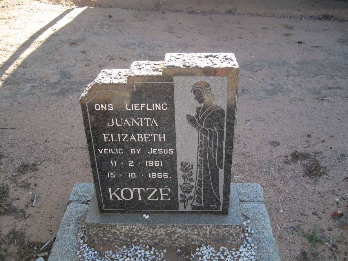 KOTZé Juanita Elizabeth 1961-1966