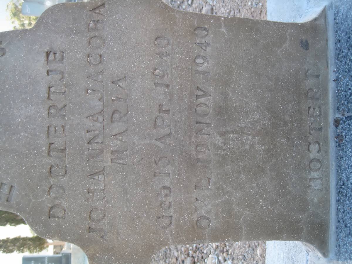 MOSTERT Johanna Jacoba Maria 1940-1940