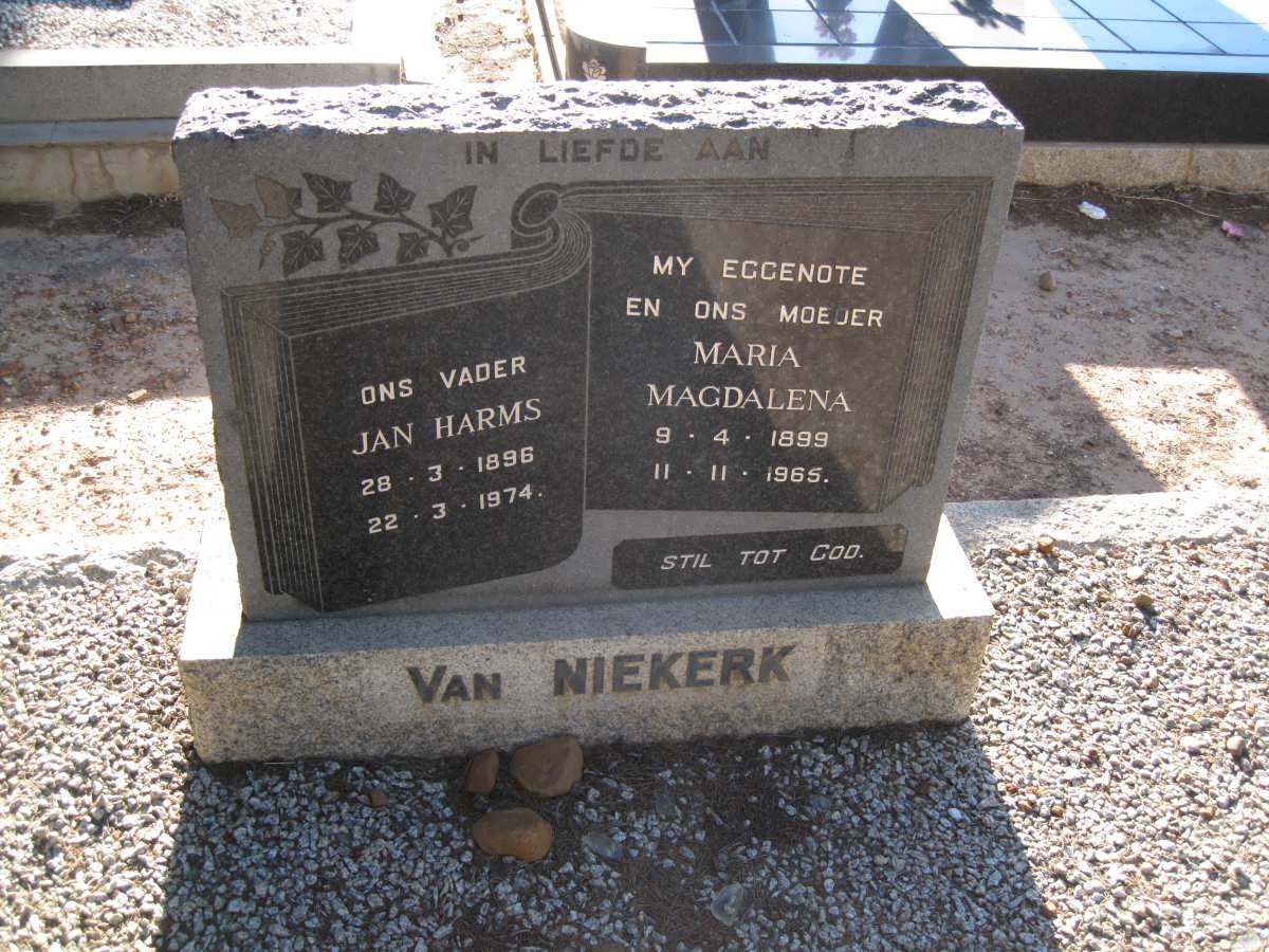 NIEKERK JAN Harms, van 1896-1974 &amp; Maria Magdalena 1899-1965