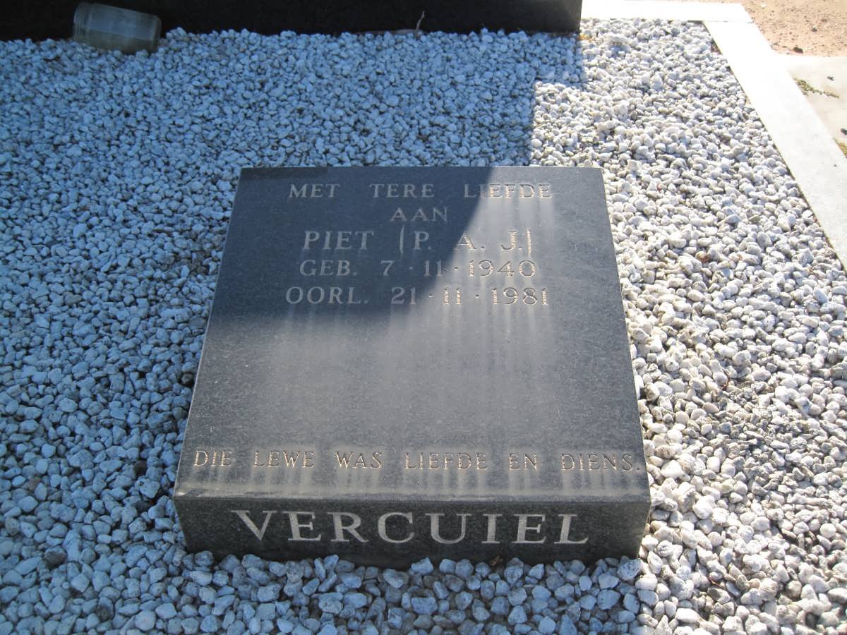 VERCUIEL P.A.J. 1940-1981