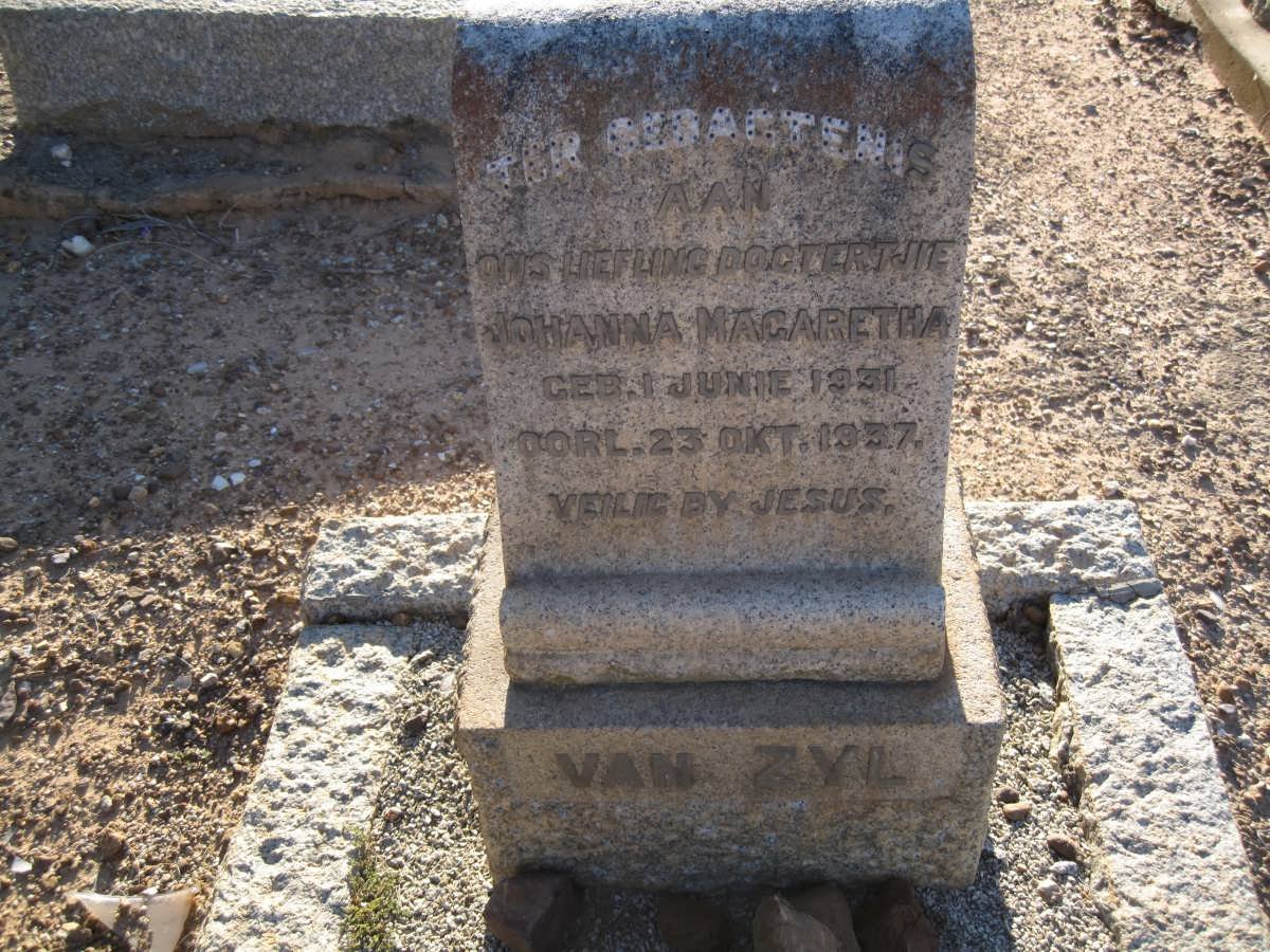 ZYL Johanna Margaretha, van 1931-1937