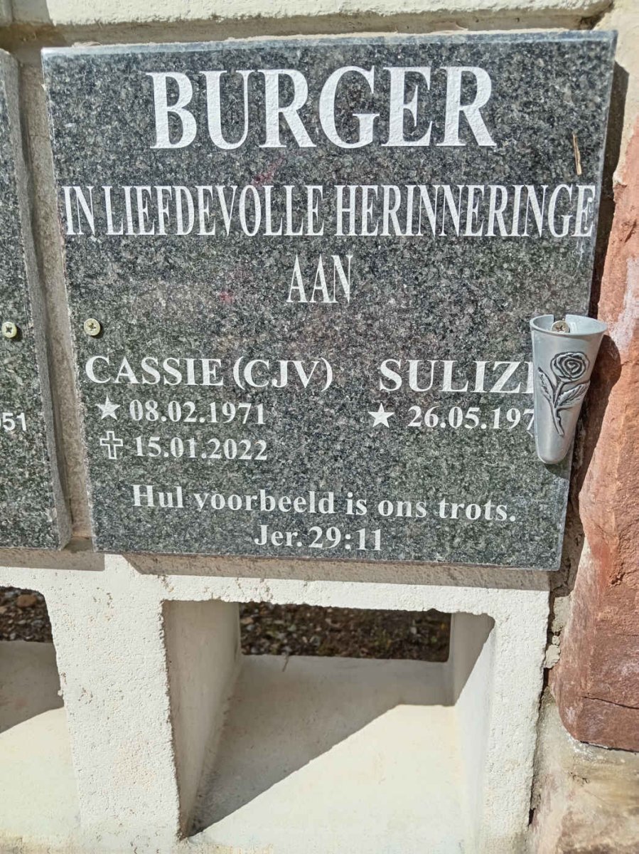 BURGER C.J.V. 1971-2022 &amp; Suliz? 197?