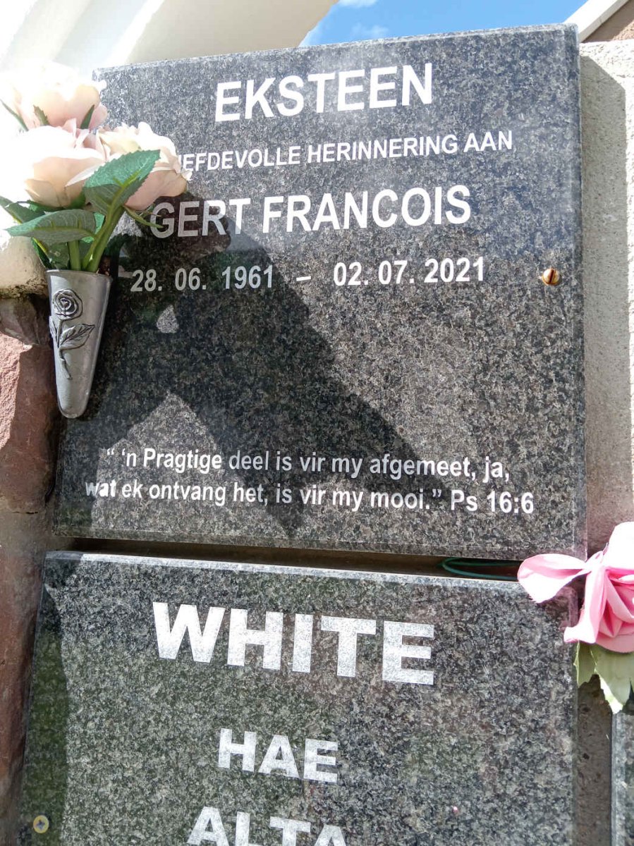 EKSTEEN Gert Francois 1961-2021
