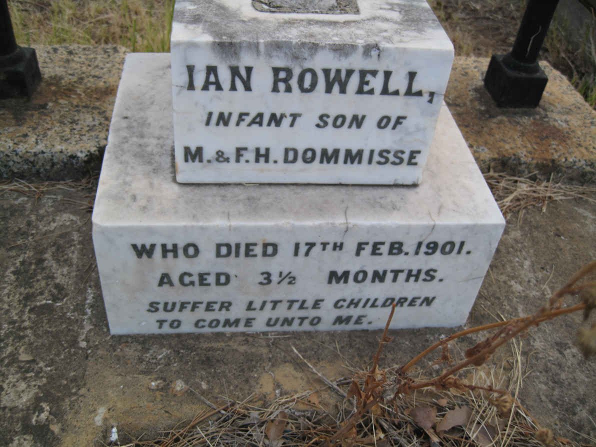 DOMMISSE Ian Rowell -1901