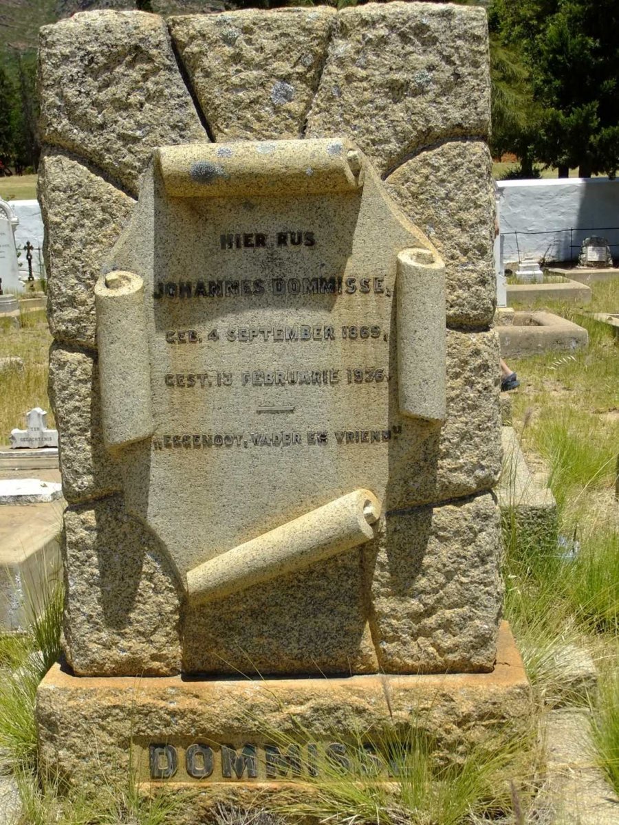 DOMMISSE Johannes 1865-1936