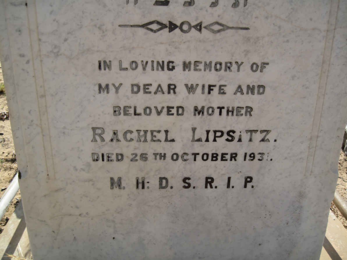 LIPSITZ Rachel -1931