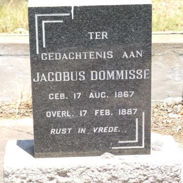 DOMMISSE Jacobus 1867-1887