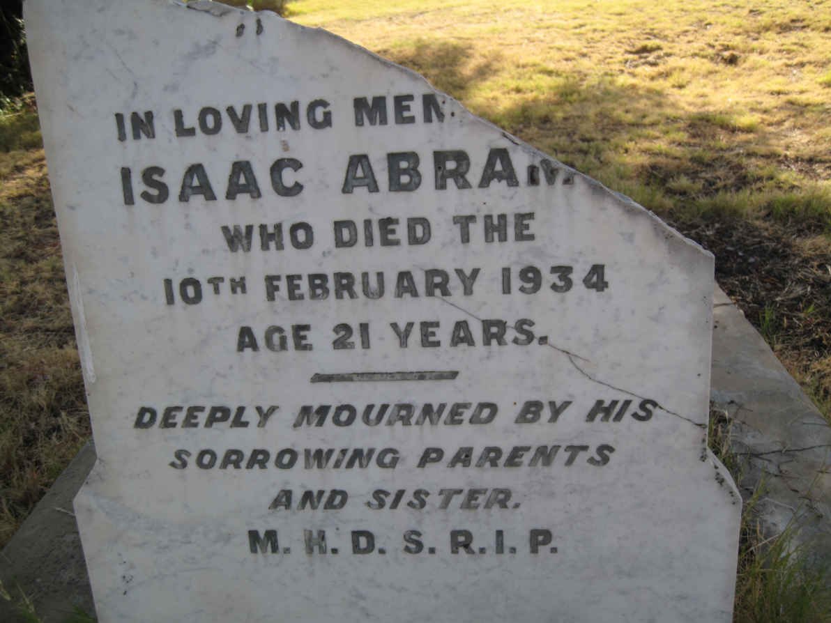 ABRAMS Isaac -1934