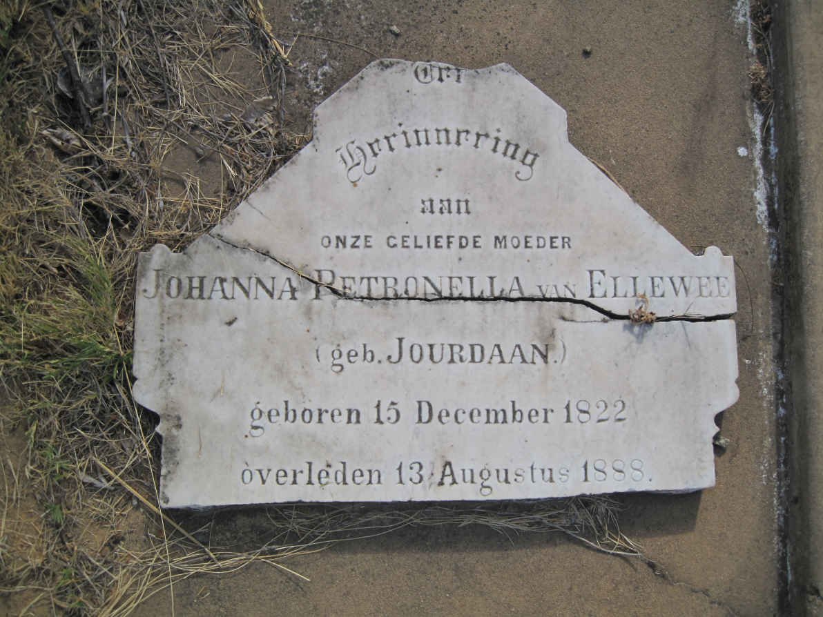 ELLEWEE  Johanna Petronella, van nee JOURDAAN 1822-1888