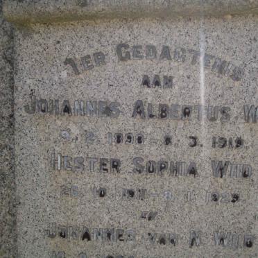 WIID Johannes Albertus 1898-1919