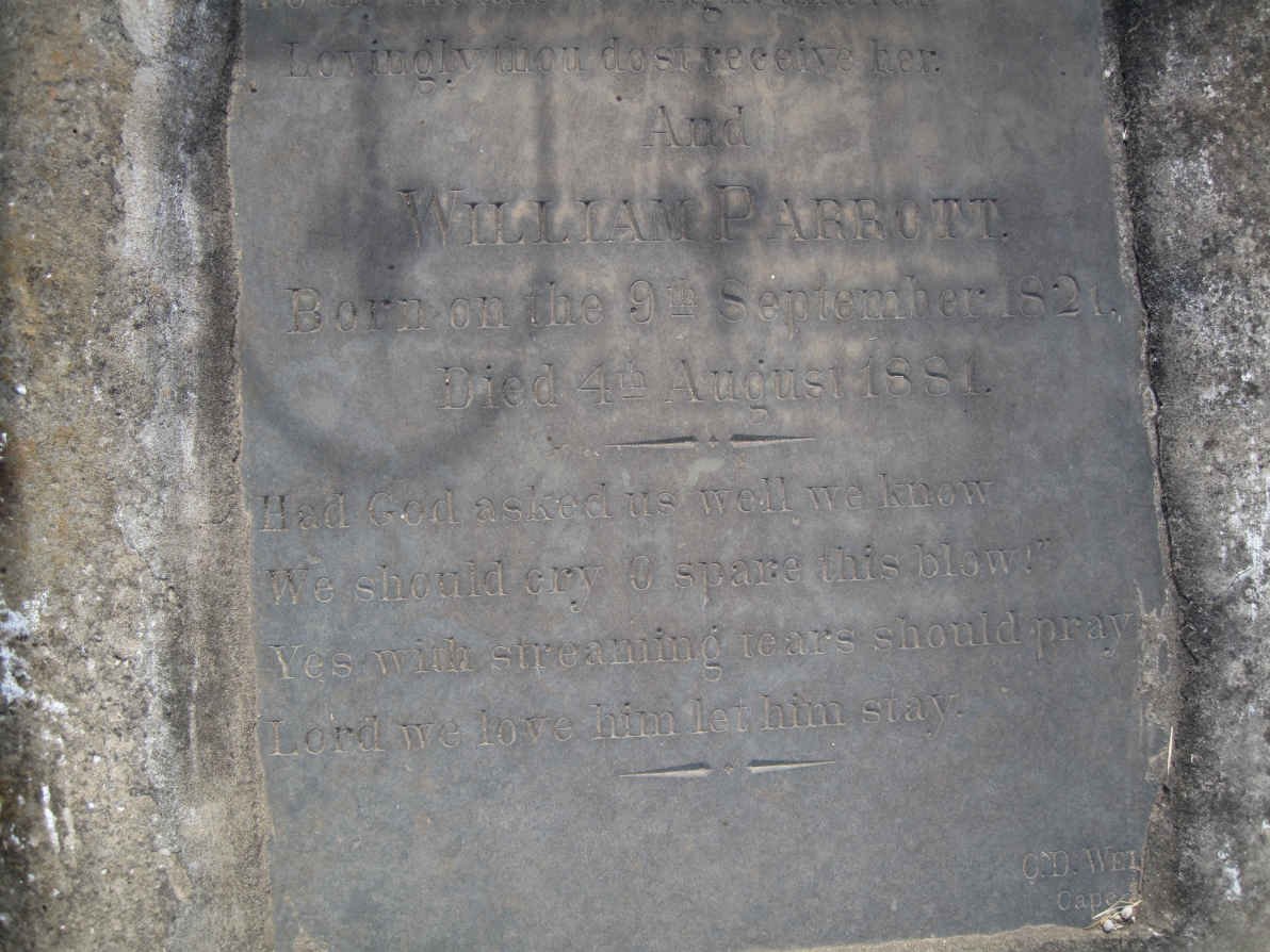 PARROTT  William 1821-1881