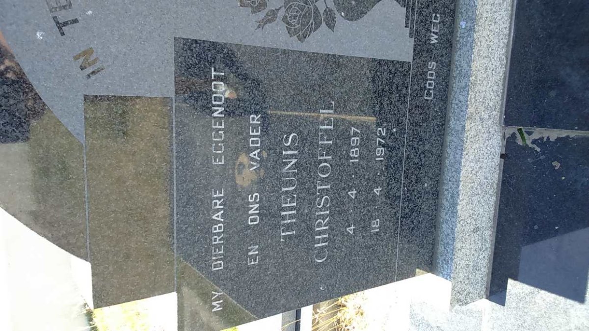 STOFBERG Theunis Christoffel 1897-1972 &amp; Anna Helena BOTHA 1901-1983