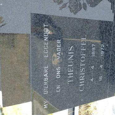 STOFBERG Theunis Christoffel 1897-1972 &amp; Anna Helena BOTHA 1901-1983