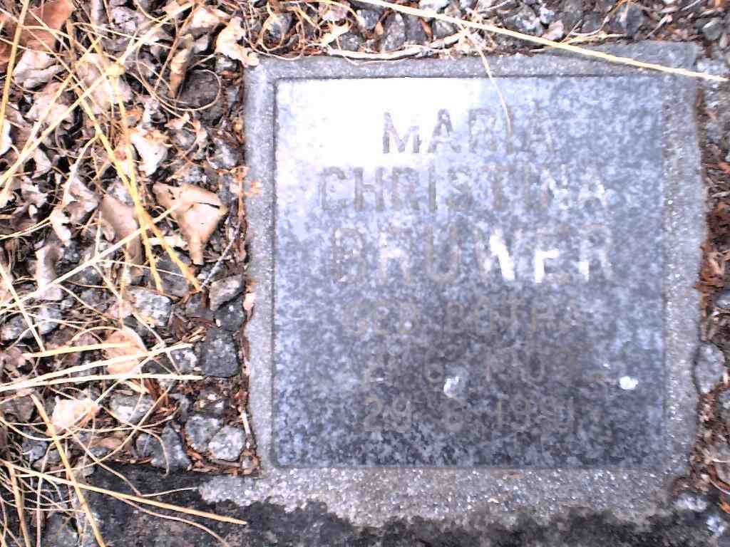 BRUWER Maria Christina nee BOTHA 1903-1991